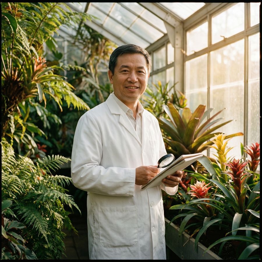 黄色仓库植物顾问陈建国
